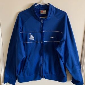 Vintage LA Dodgers Nike Full-Zip Jacket Polyester Men Large. Good Condition.